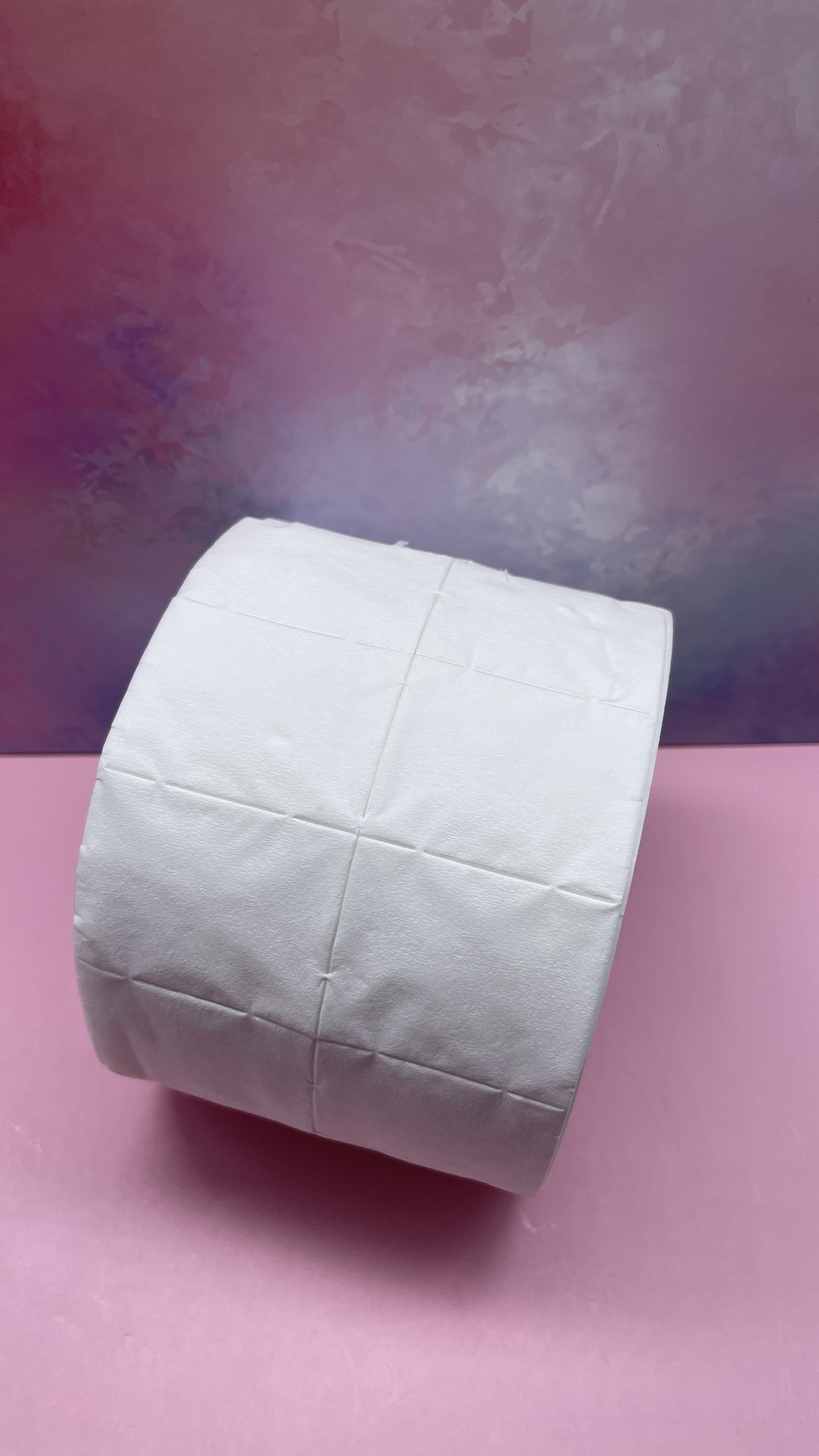 Rollo de toallitas de celulosa blancas de 250 unidades para manicura y pedicura profesional.
