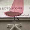 SILLA GLASS GIRATORIA CON RUEDAS