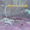 FLEXO LED CON PINZA AMARILLO