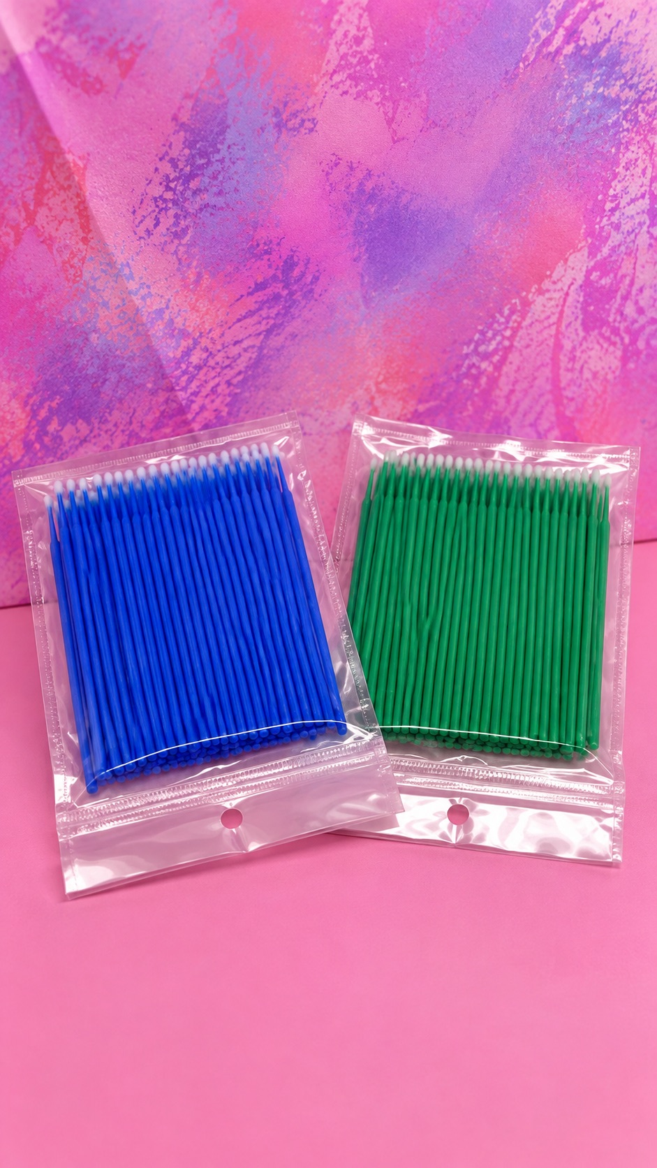 Microbastoncillos para Extensiones de Pestañas para Limpieza y Trabajos de Precisión