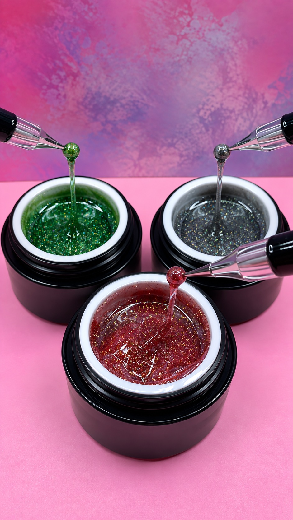 Gel Sparkling para Uñas – Glitter con Brillo Multicolor